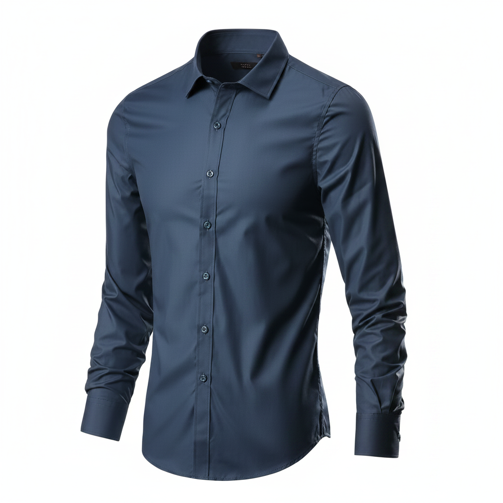 Camisa azul marino HD