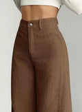 Maria | Pantalones de Pana de Pierna Ancha
