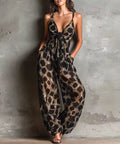Maria - Mono de mujer ligero con estampado de leopardo